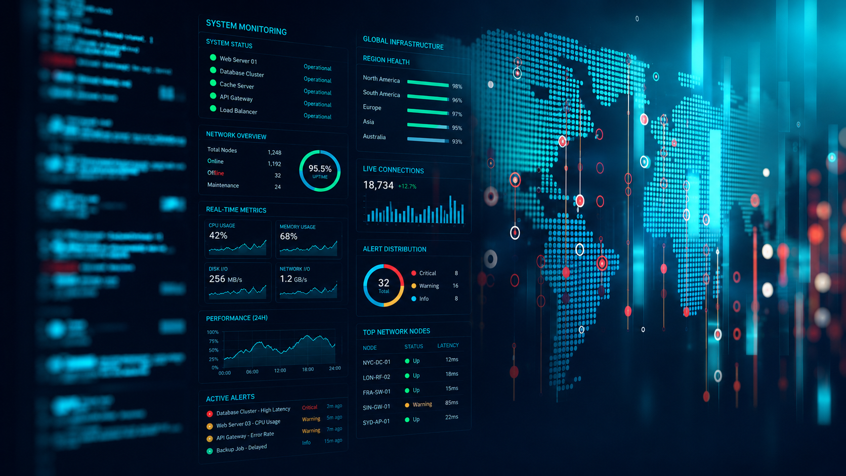 Dashboard per monitoraggio proattivo IT