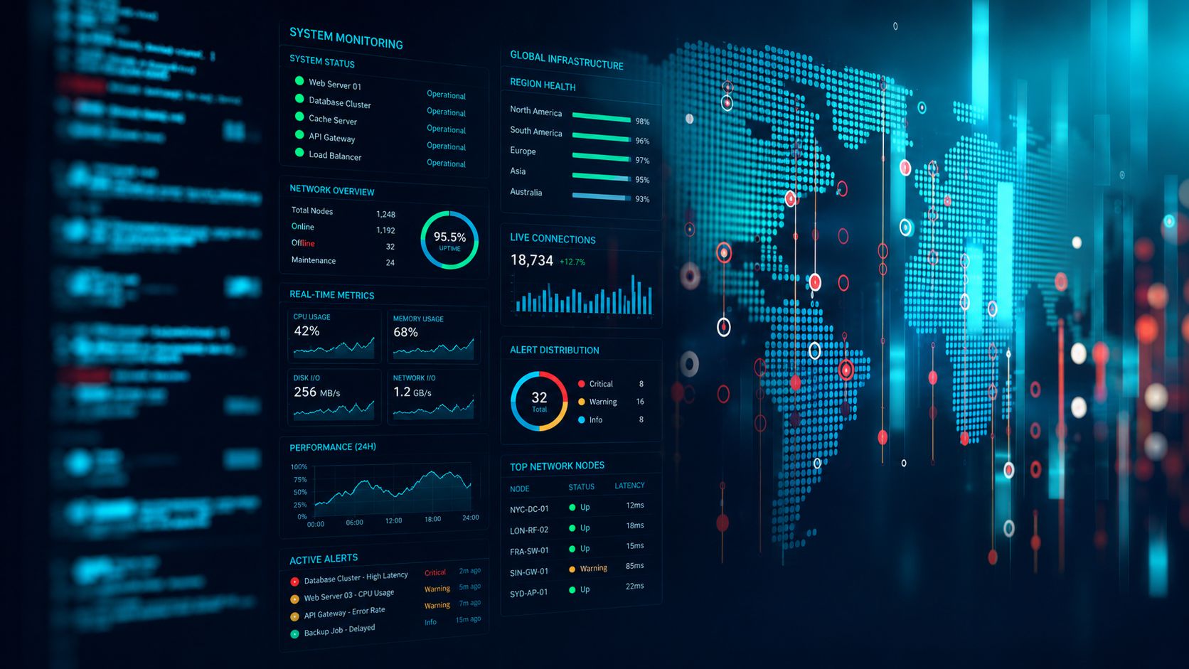 Dashboard per monitoraggio proattivo IT